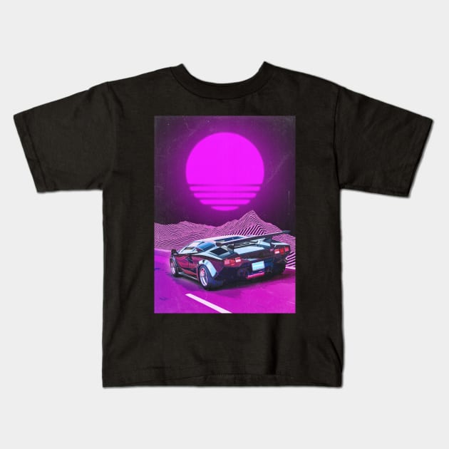 Countach Kids T-Shirt by mrcatguys